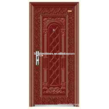 Commercial Steel Security Door KKD-540 Main Door Design With CE,BV,ISO,SONCAP